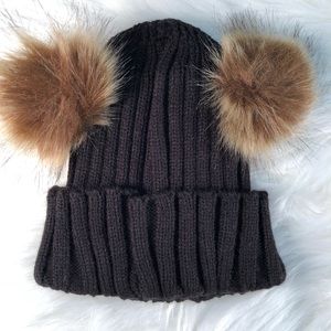 Black beanie hat